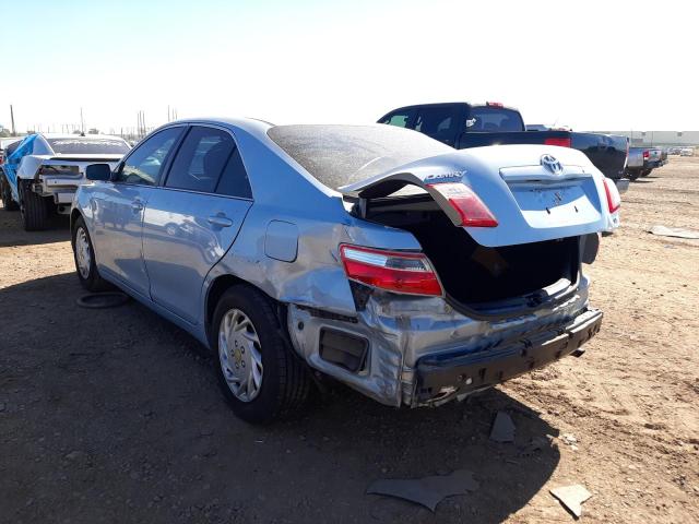 4T1BE46K77U623625 - 2007 TOYOTA CAMRY CE BLUE photo 3