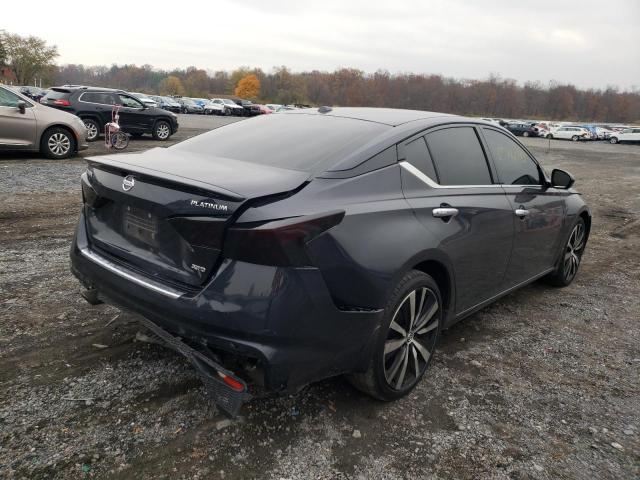 1N4BL4FW1KC154825 - 2019 NISSAN ALTIMA PLA GRAY photo 4