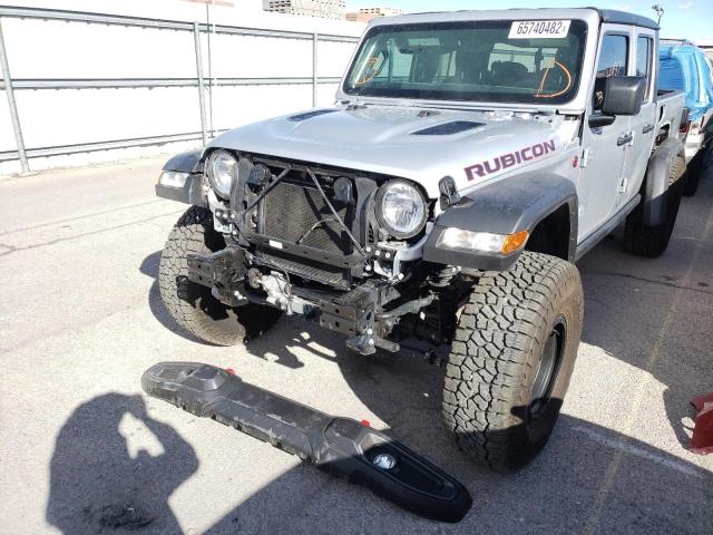 1C6JJTBG9NL149274 - 2022 JEEP GLADIATOR SILVER photo 2