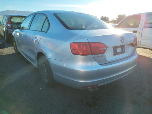 3VW2K7AJ3EM305139 - 2014 VOLKSWAGEN JETTA BASE SILVER photo 3