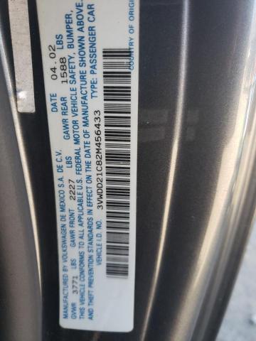 3VWDD21C82M456433 - 2002 VOLKSWAGEN NEW BEETLE 石墨色 照片 10