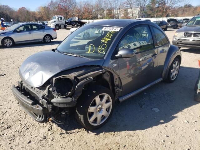 3VWDD21C82M456433 - 2002 VOLKSWAGEN NEW BEETLE 石墨色 照片 2