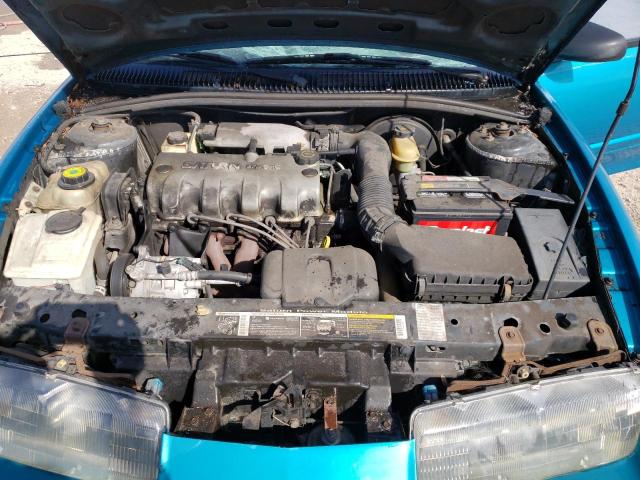 1G8ZH5286SZ265868 - 1995 SATURN SL1 BLUE photo 11