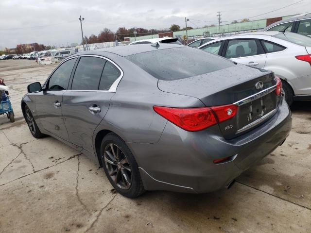 JN1EV7AR7HM837302 - 2017 INFINITI Q50 PREMIU GRAY photo 3