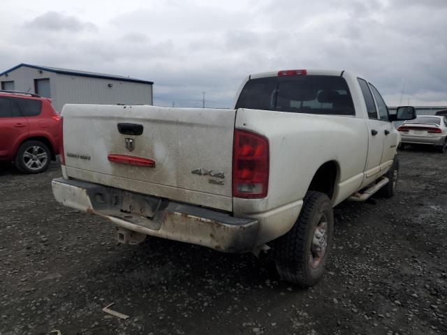 3D7KS28C45G800435 - 2005 DODGE RAM 2500 S WHITE photo 4