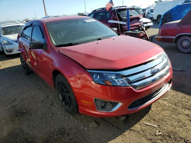 3FAHP0JG4CR399340 - 2012 FORD FUSION SEL RED photo 1