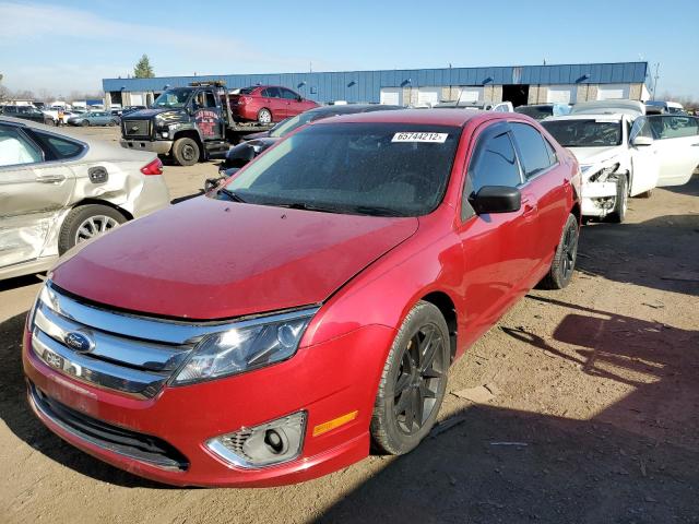 3FAHP0JG4CR399340 - 2012 FORD FUSION SEL RED photo 2