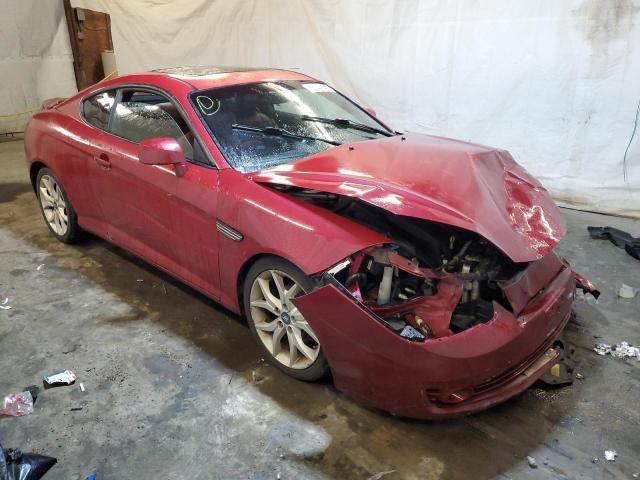 KMHHN66F17U238215 - 2007 HYUNDAI TIBURON GT RED photo 1