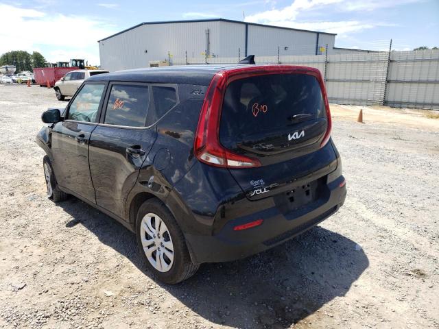 KNDJ23AU9N7818858 - 2022 KIA SOUL LX BLACK photo 3