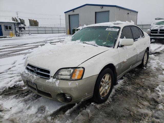 4S3BE686527213610 - 2002 SUBARU LEGACY OUT CREAM photo 2