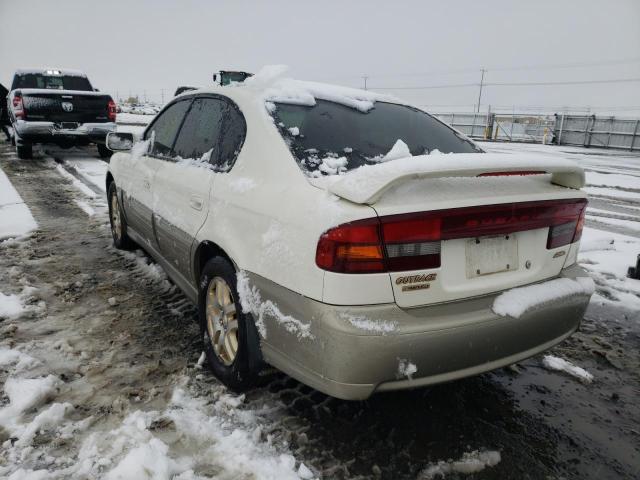 4S3BE686527213610 - 2002 SUBARU LEGACY OUT CREAM photo 3