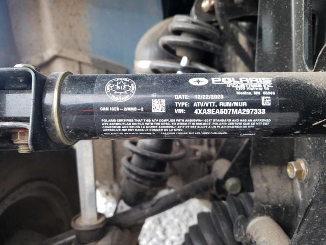 4XASEA507MA297333 - 2021 POLARIS SPORTSMAN BLUE photo 10