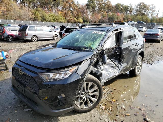 JTMA1RFV0LJ035211 - 2020 TOYOTA RAV4 XLE P BLACK photo 2