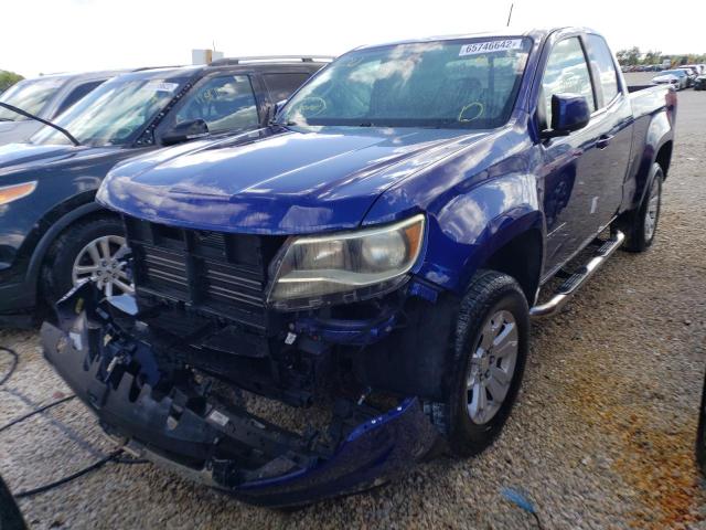 1GCHSCE39G1370112 - 2016 CHEVROLET COLORADO L BLUE photo 2
