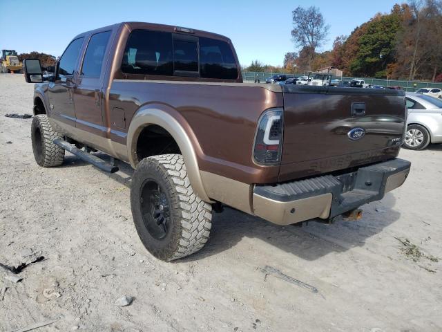 1FT8W3BT4BEA39514 - 2011 FORD F 350 BROWN photo 3