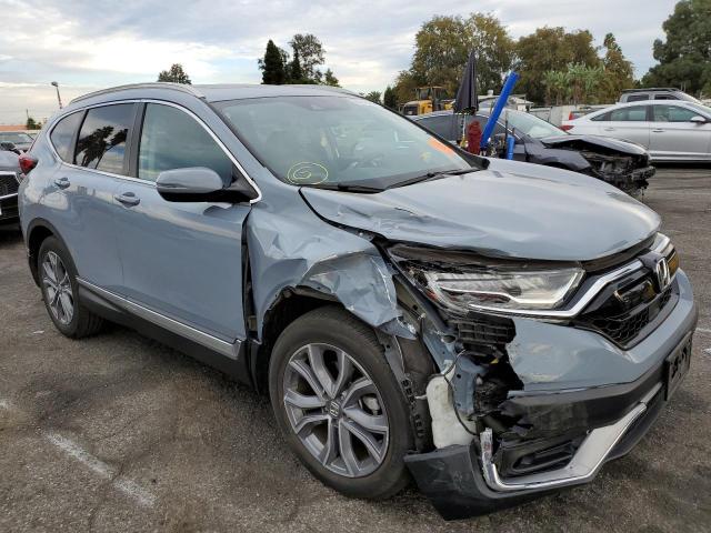 5J6RW1H90LL003346 - 2020 HONDA CR-V TOURI GRAY photo 1