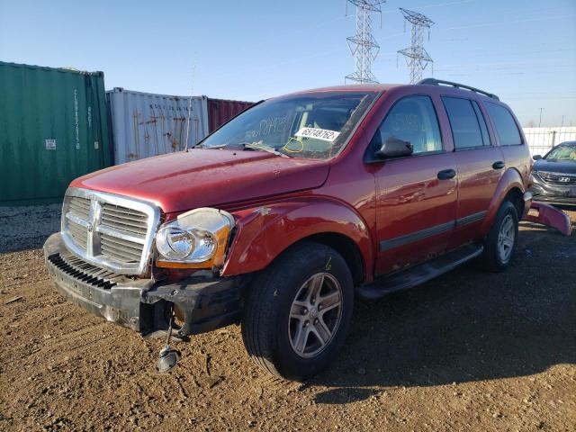 1D4HB48N66F183403 - 2006 DODGE DURANGO SL RED photo 2