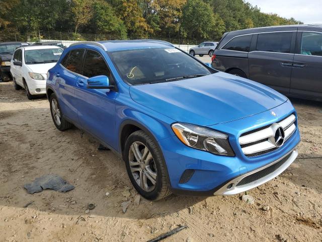 WDCTG4GB8FJ068132 - 2015 MERCEDES-BENZ GLA 250 4M BLUE photo 1