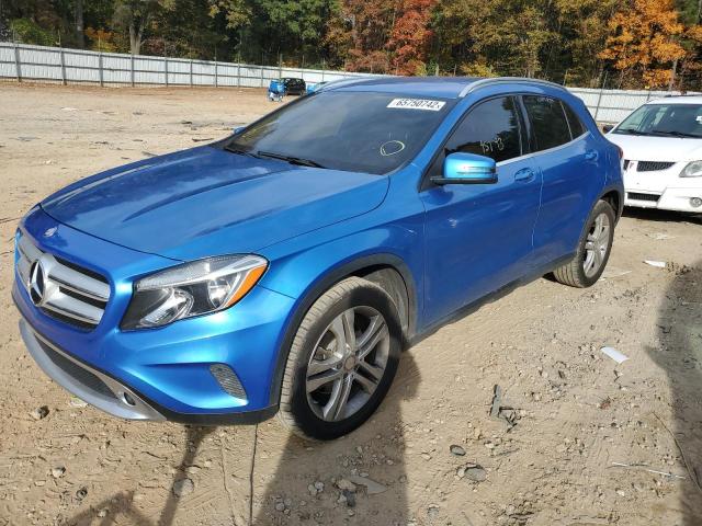 WDCTG4GB8FJ068132 - 2015 MERCEDES-BENZ GLA 250 4M BLUE photo 2