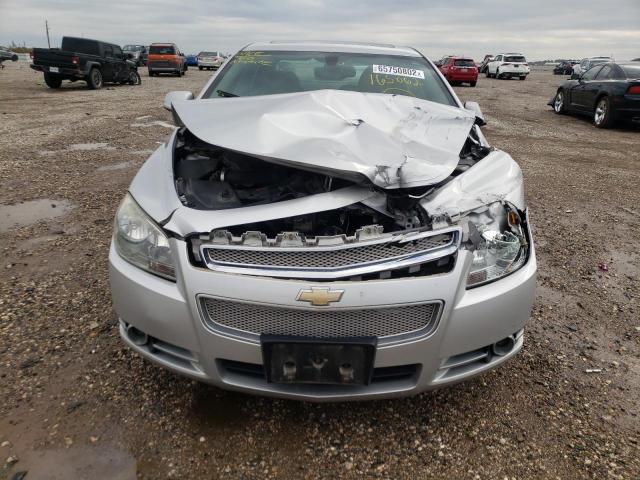1G1ZE5E0XCF165062 - 2012 CHEVROLET MALIBU LTZ ვერცხლისფერი ფოტო 9