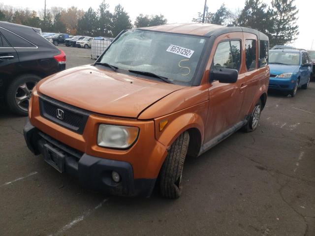 5J6YH28766L012275 - 2006 HONDA ELEMENT EX ORANGE photo 2