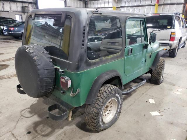 2J4FY29S1MJ106044 - 1991 JEEP WRANGLER / GREEN photo 4