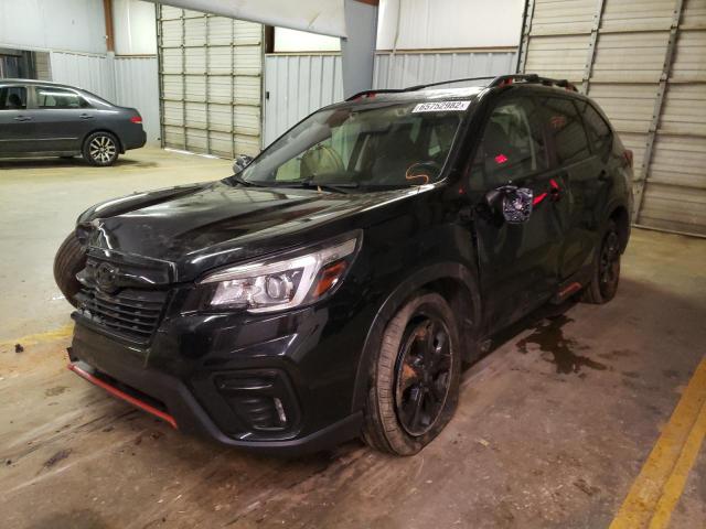JF2SKAJC3KH449745 - 2019 SUBARU FORESTER S BLACK photo 2