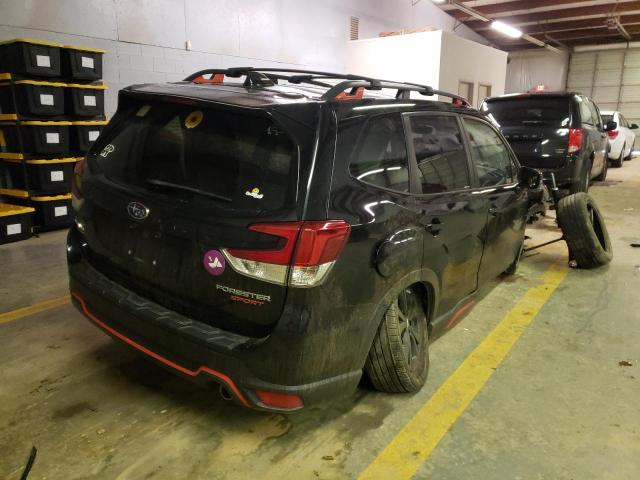 JF2SKAJC3KH449745 - 2019 SUBARU FORESTER S BLACK photo 4