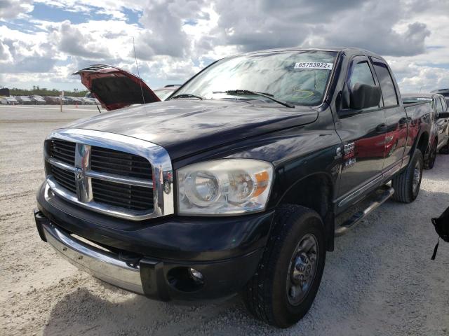 3D7KS28A08G115576 - 2008 DODGE RAM 2500 S BLACK photo 2