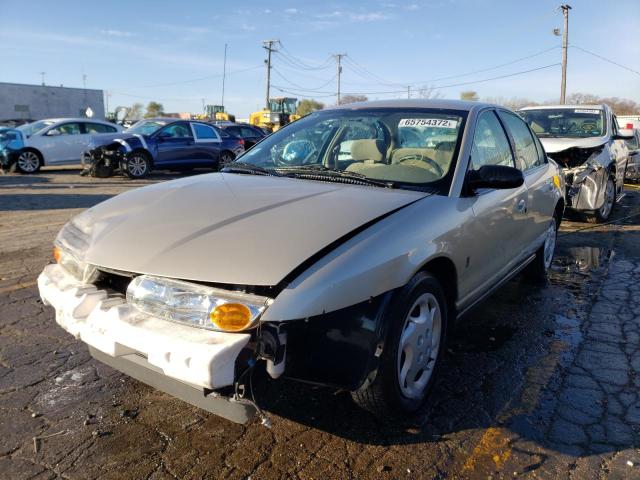 1G8ZK52732Z288713 - 2002 SATURN SL2 BEIGE photo 2