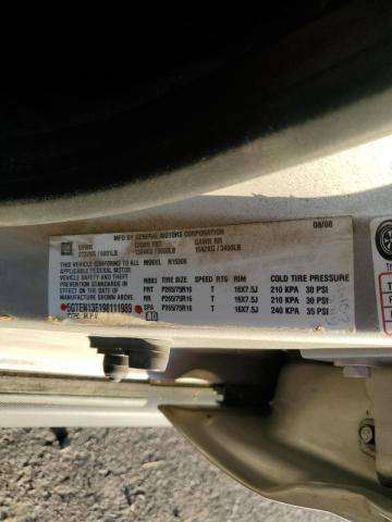 5GTEN13E198111989 - 2009 HUMMER H3 BEIGE photo 10