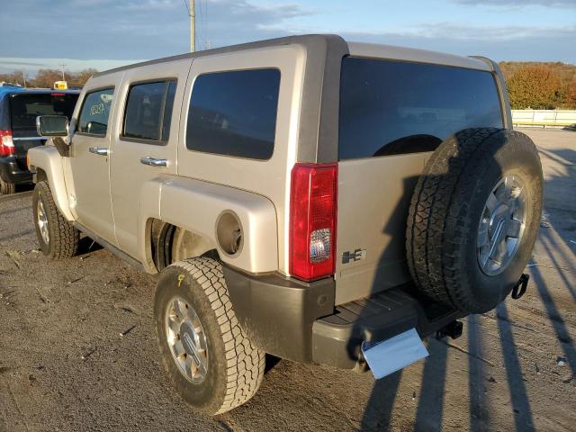 5GTEN13E198111989 - 2009 HUMMER H3 BEIGE photo 3