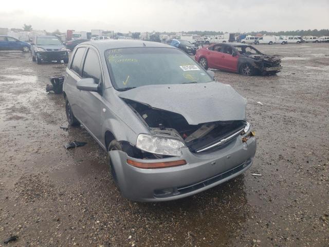 KL1TD66677B768547 - 2007 CHEVROLET AVEO BASE SILVER photo 1