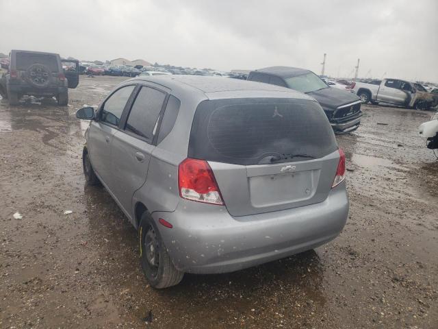 KL1TD66677B768547 - 2007 CHEVROLET AVEO BASE SILVER photo 3