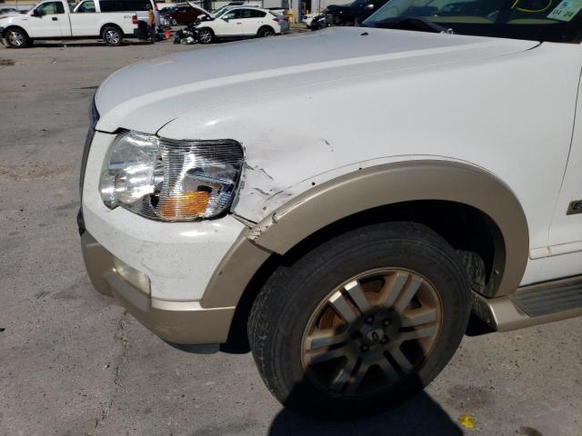 1FMEU648X6ZA16767 - 2006 FORD EXPLORER E WHITE photo 9