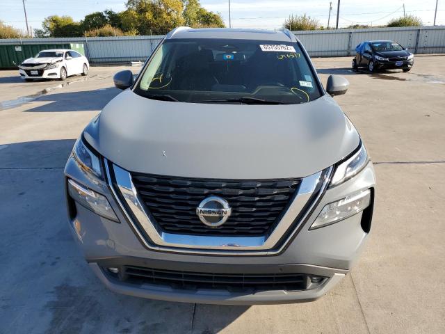 5N1AT3CA4MC698517 - 2021 NISSAN ROGUE SL GRAY photo 5