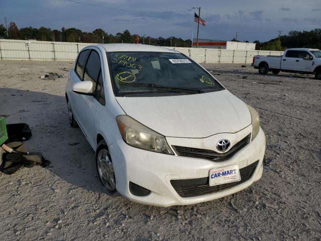 JTDKTUD38CD519063 - 2012 TOYOTA YARIS WHITE photo 1