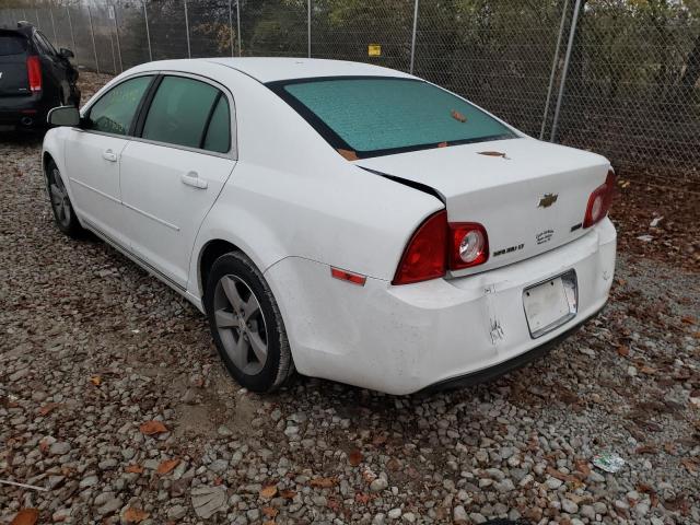 1G1ZC5EU8BF319193 - 2011 CHEVROLET MALIBU 1LT Weiß Foto 3