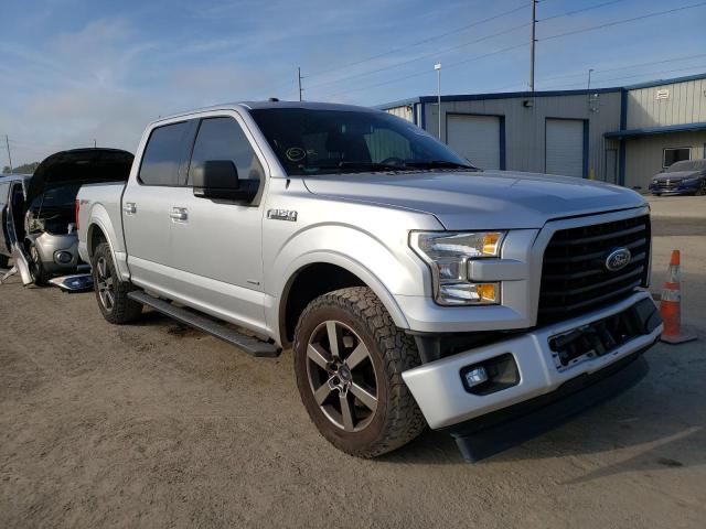 1FTEW1CGXHFB06077 - 2017 FORD F150 SUPER SILVER photo 1