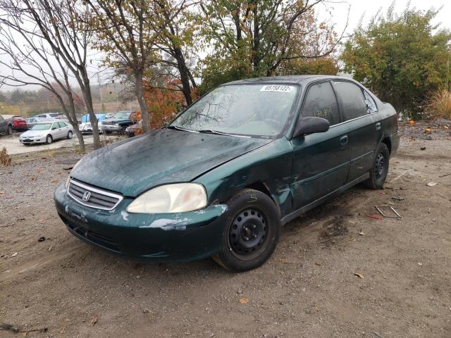 2HGEJ6613XH539483 - 1999 HONDA CIVIC BASE GREEN photo 2