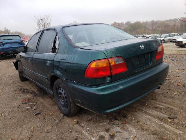2HGEJ6613XH539483 - 1999 HONDA CIVIC BASE GREEN photo 3