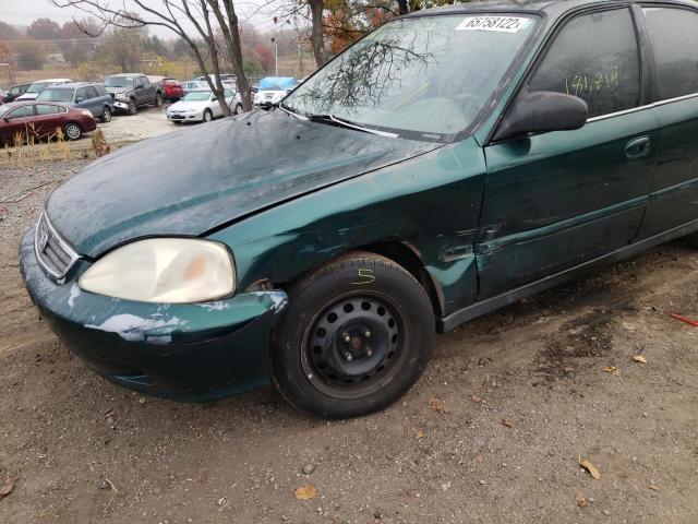 2HGEJ6613XH539483 - 1999 HONDA CIVIC BASE GREEN photo 9