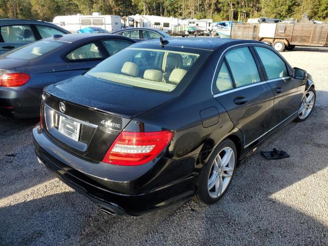 WDDGF8AB6DR263872 - 2013 MERCEDES-BENZ C 300 4MAT BLACK photo 4