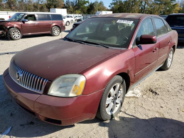 1MEFM401X6G609996 - 2006 MERCURY MONTEGO LU BURGUNDY photo 2