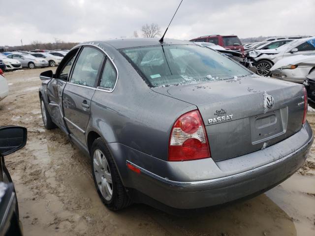 WVWTH63BX3P036926 - 2003 VOLKSWAGEN PASSAT GLX Boz foto 3