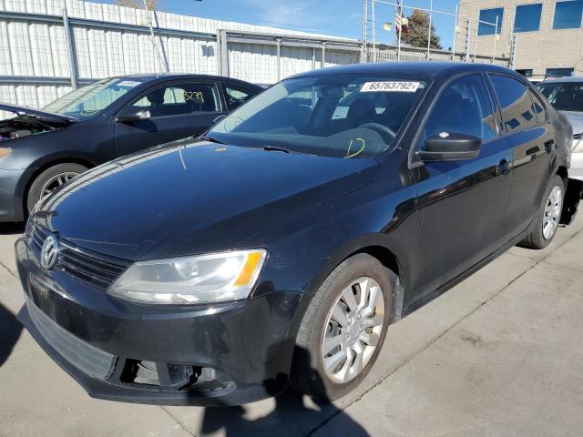 3VW1K7AJ8CM345869 - 2012 VOLKSWAGEN JETTA BASE 黑色 照片 2