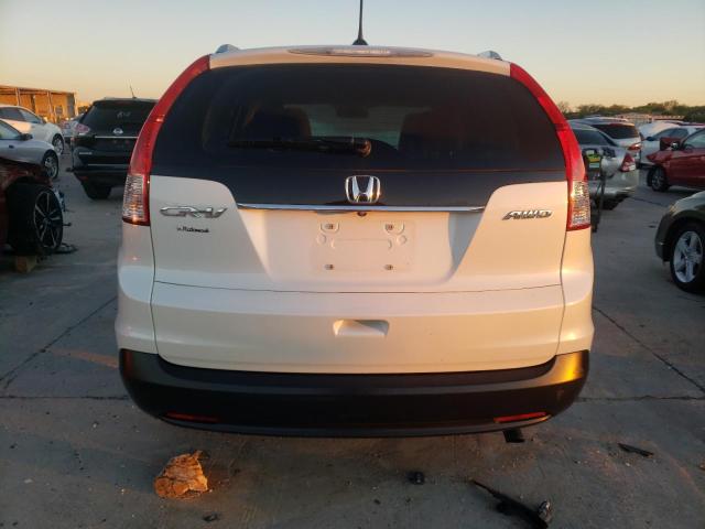 5J6RM4H72DL056203 - 2013 HONDA CR-V EXL WHITE photo 6