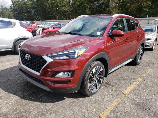 KM8J3CAL5LU268508 - 2020 HYUNDAI TUCSON LIM RED photo 2