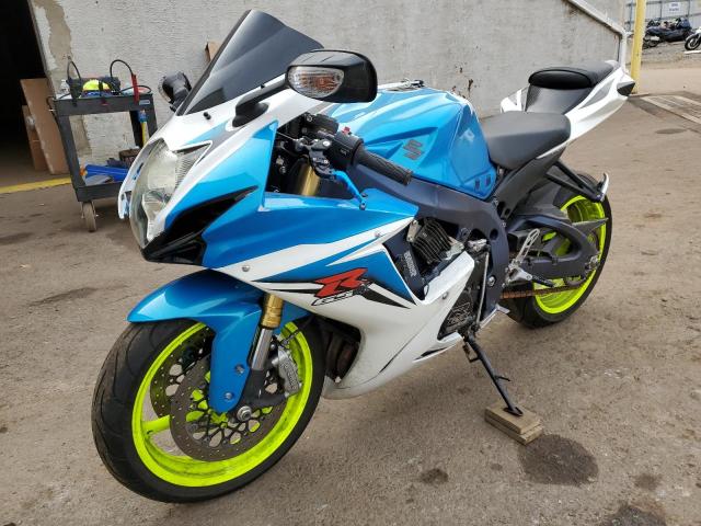 JS1GR7MA2C2101575 - 2012 SUZUKI GSX750 BLUE photo 2