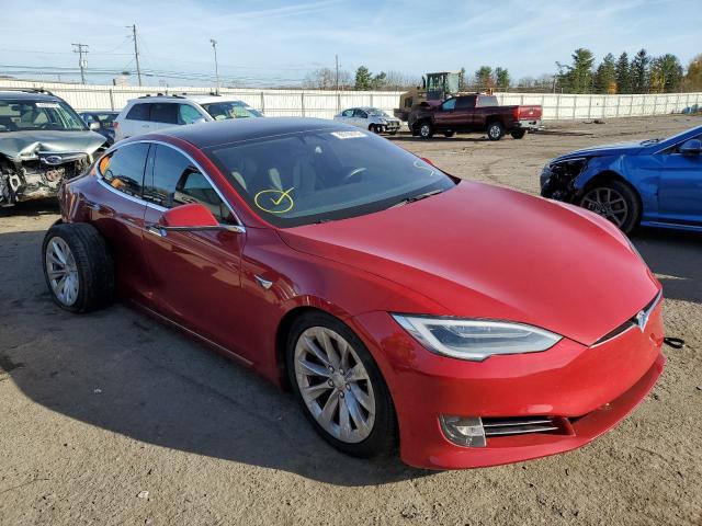 5YJSA1E28KF306759 - 2019 TESLA MODEL S Rojo foto 1